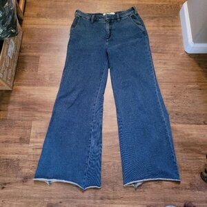 Anthropologie jeans Wide Leg Denim Jeans Size 28 SOFT Stretchable